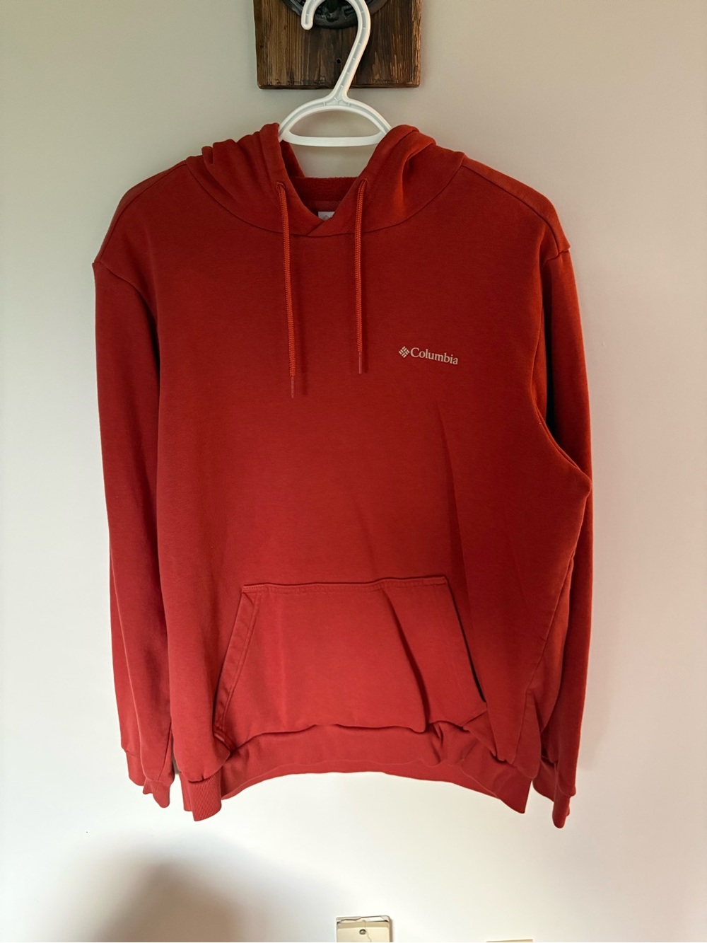 Columbia Men's Crewneck Hoodie - Rust